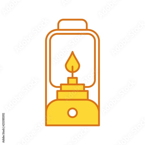 Vector lamp icon photo