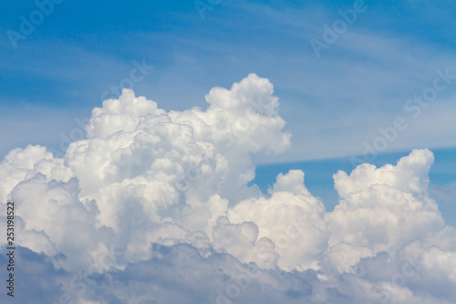 青い空と白い雲