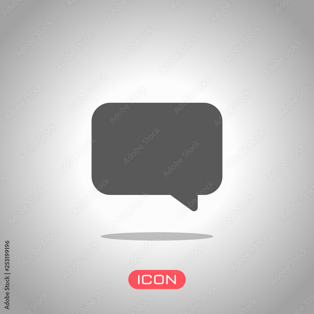 Simple text cloud. Icon under spotlight. Gray background Simple text cloud. Icon under spotlight. Gray background