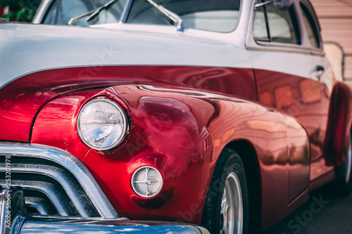 red classic car © Justin