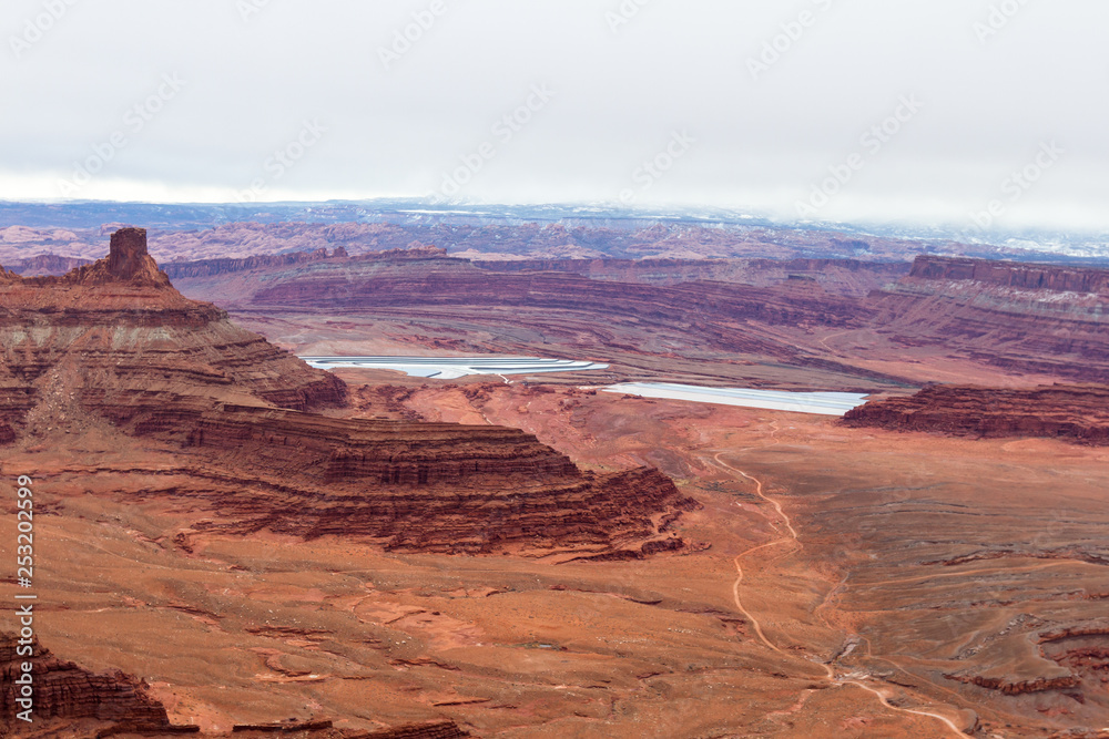 Solar evaporation ponds