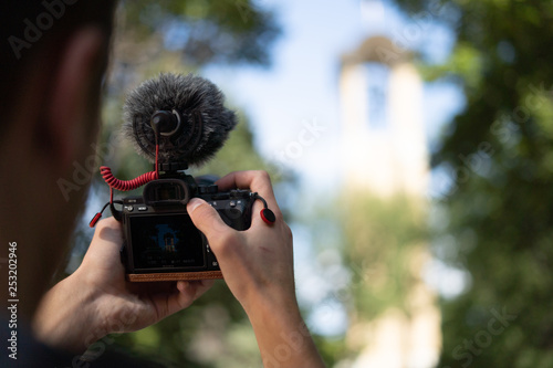 Boy with camera