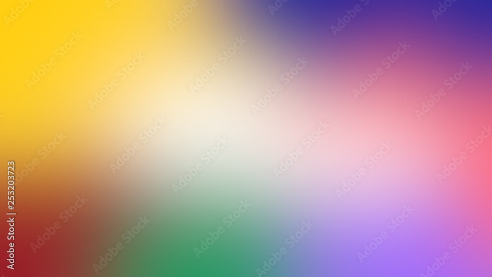 Abstract colorful smooth background ,blurred gradient background in bright rainbow colors 