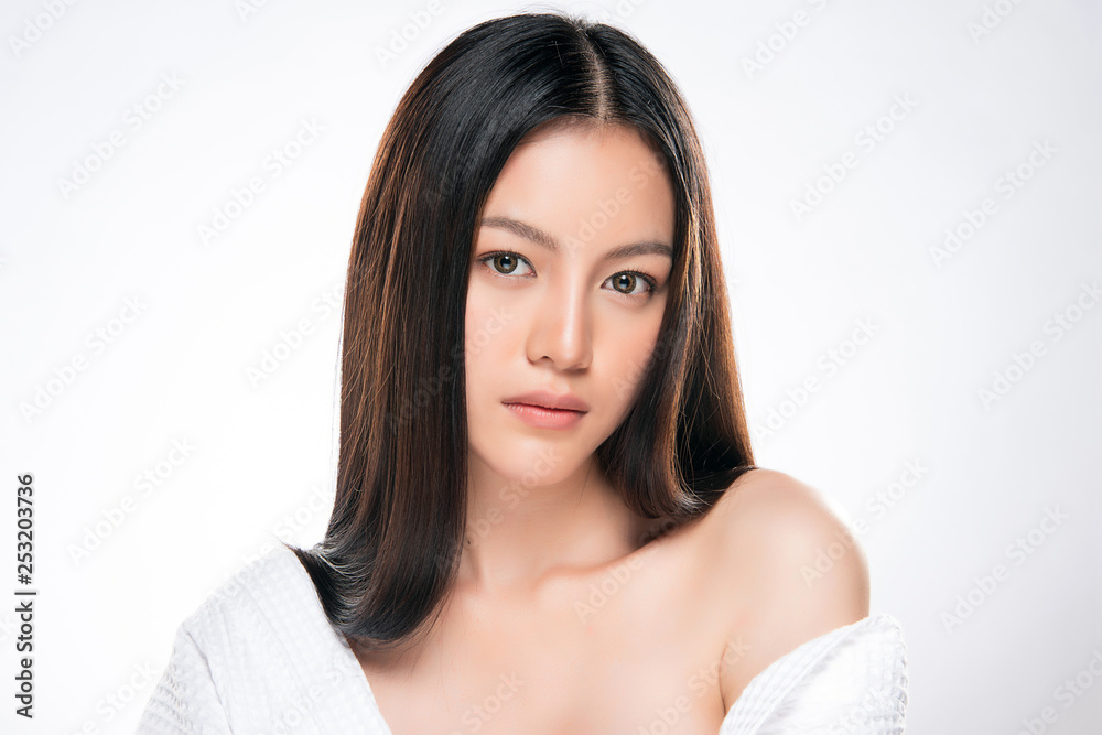 Beautiful Young asian Woman with Clean Fresh Skin Beautiful Young asian Woman with Clean Fresh Skin