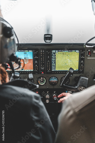 cockpit of aircraft