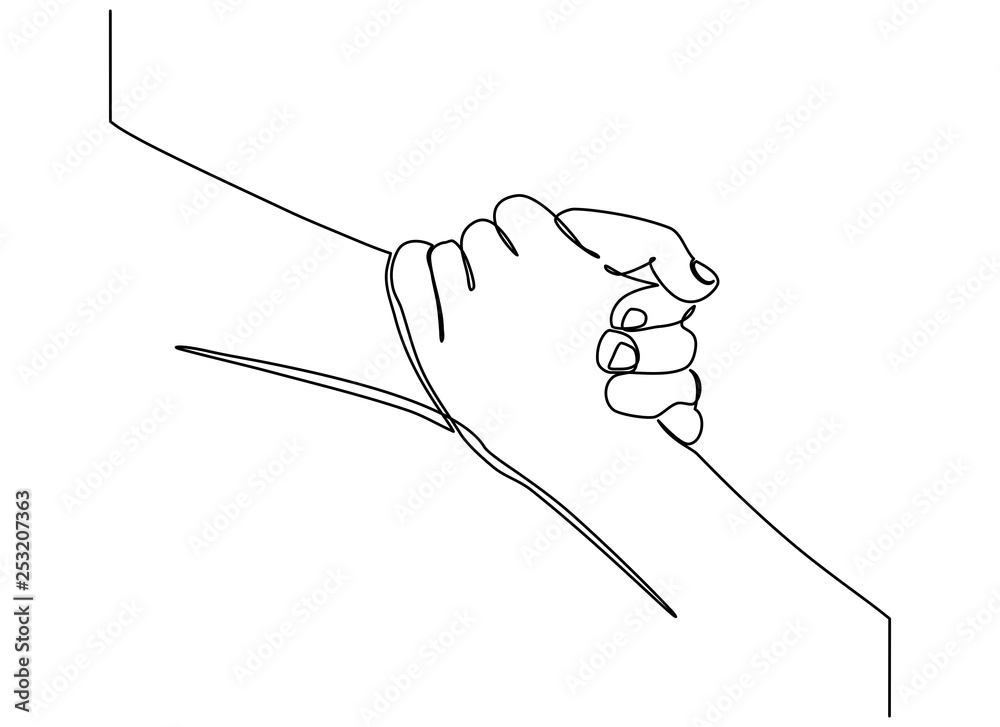 Helping Hands Drawing