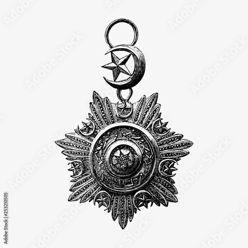 Military award badge