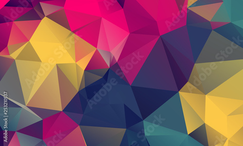 Abstract Color Polygon Background Design  Abstract Geometric Origami Style With Gradient