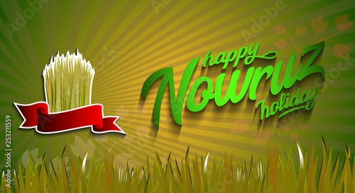 Holiday Nowruz, Happy Nowruz,vector illustration. photo