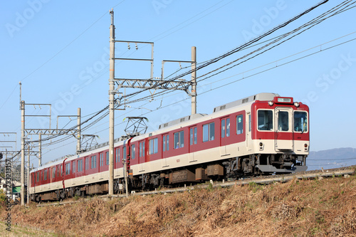 近鉄8400系-田原本線-奈良-秋