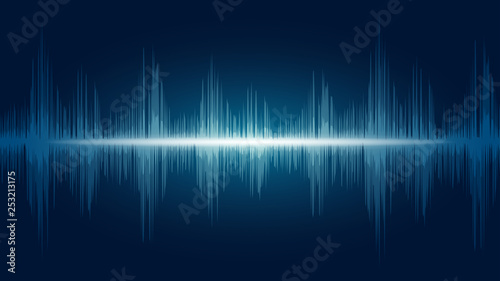 line soundwave abstract background