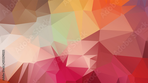 Abstract Color Polygon Background Design, Abstract Geometric Origami Style With Gradient