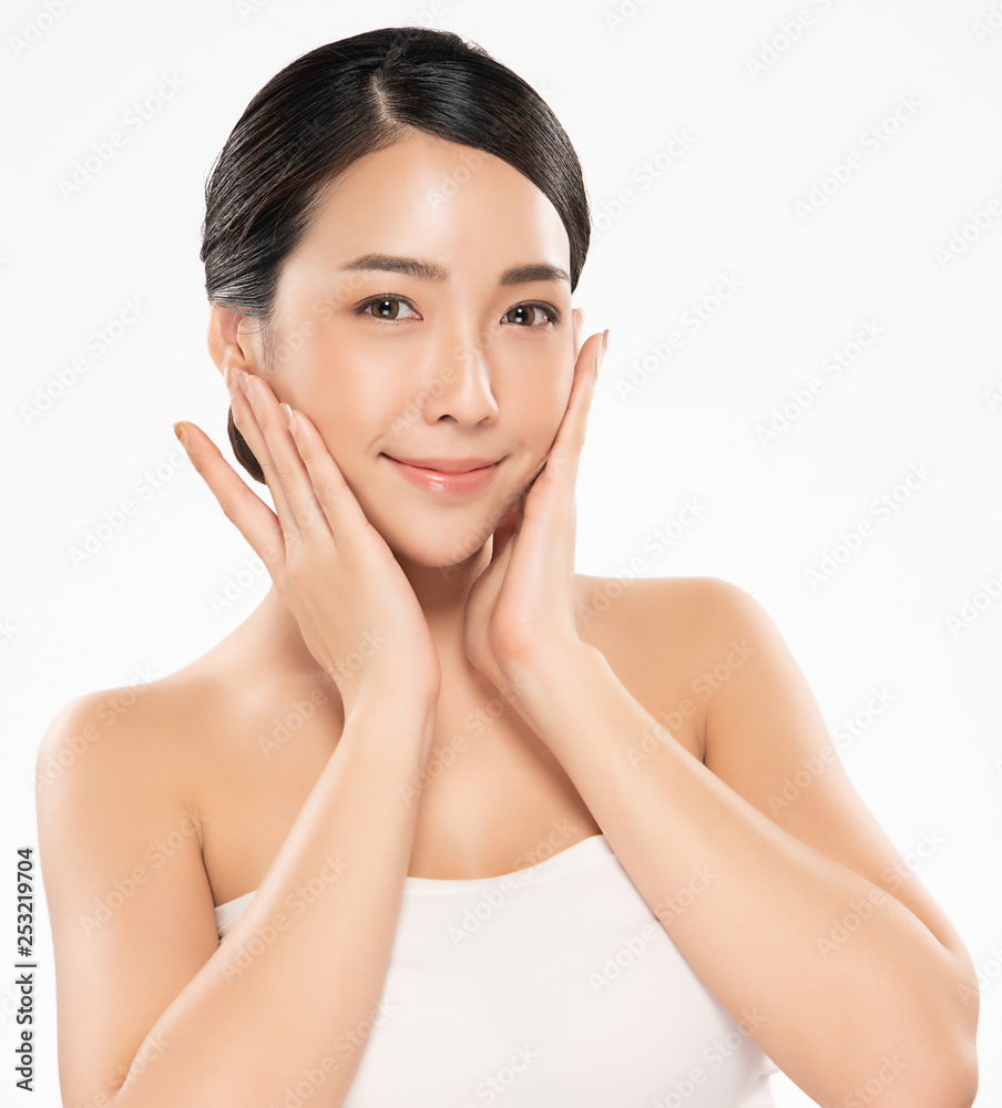 Beautiful Young asian Woman with Clean Fresh Skin Beautiful Young asian Woman with Clean Fresh Skin