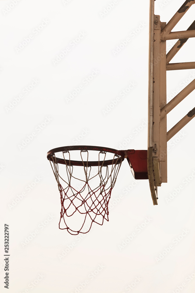 basketball hoop and net