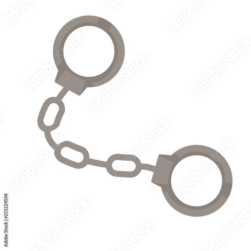 Handcuffs police accessory arrest justice and imprisonment photo