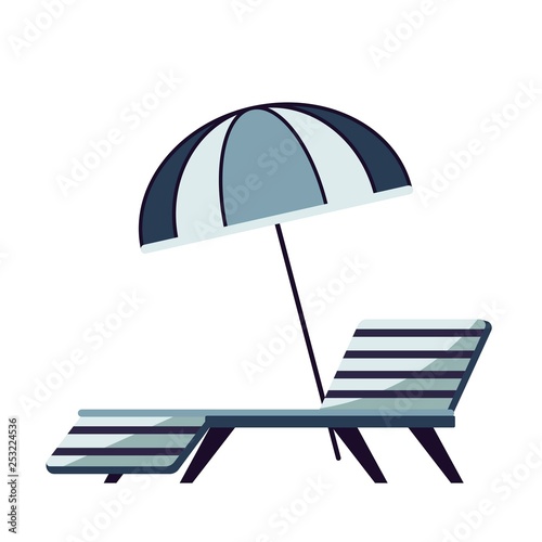 Parasol and recliner hotel outdoor pool furniture recreation