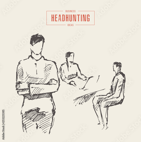 Business success HR assessment people job headhunt