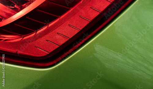 Rot-grün Autoscheinwerfer Detailansicht