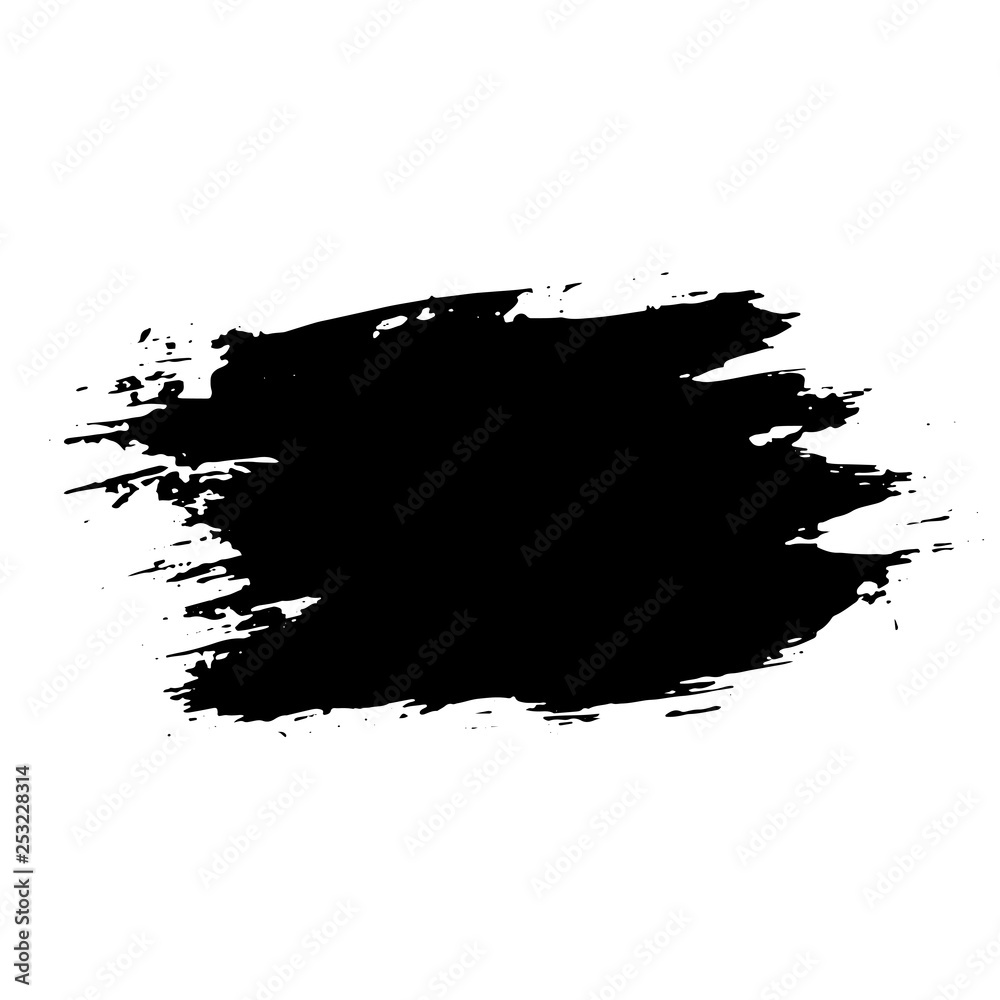 Ink vector dry brush banner. Vector illustration. Grunge hand drawn watercolor texture. Space for text. Ink vector dry brush banner. Vector illustration. Grunge hand drawn watercolor texture. Space for text.