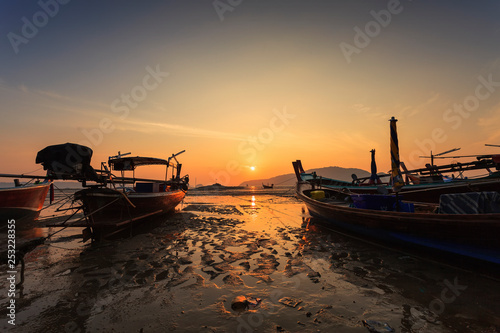 sunset at sea