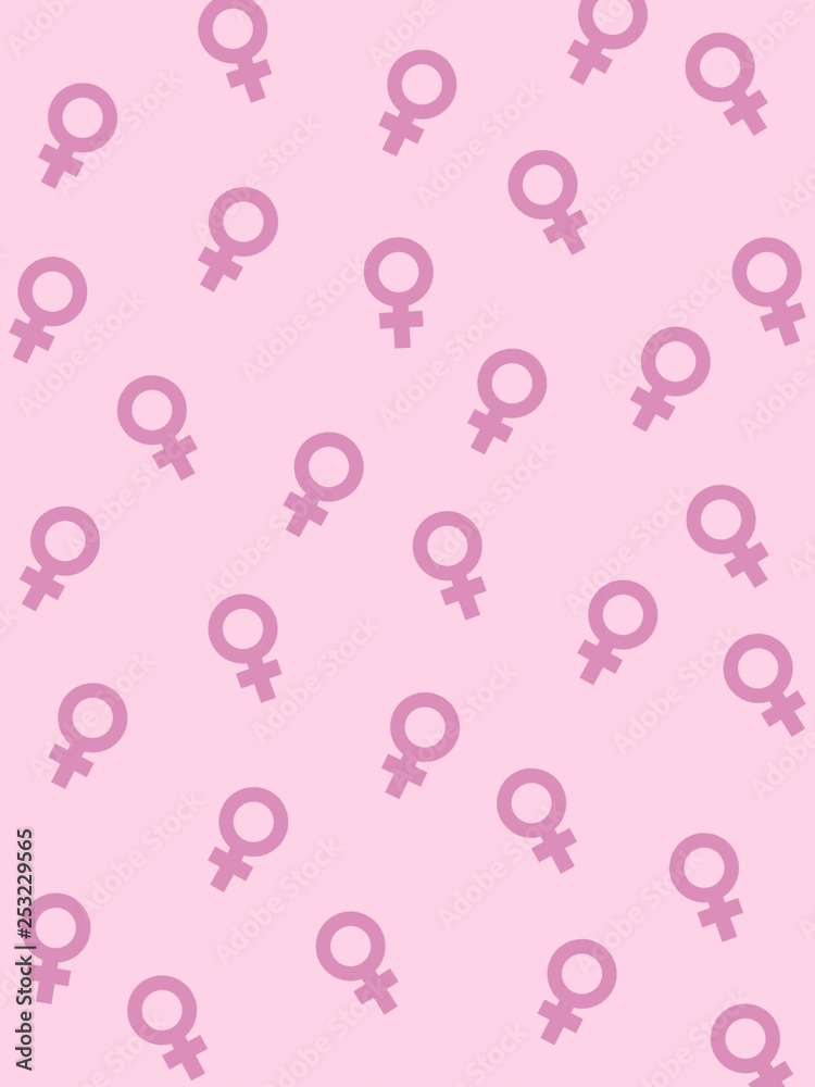 Female Symbols Background