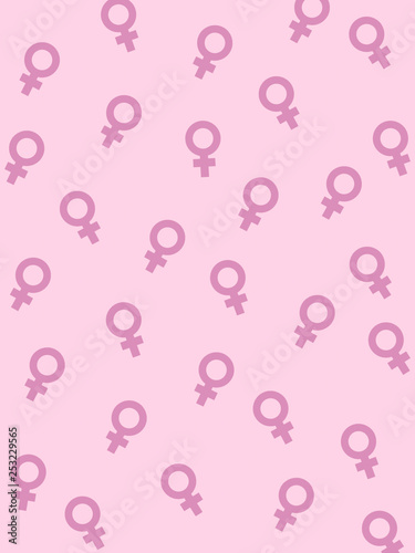 Female Symbols Background