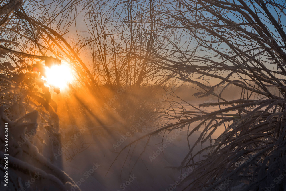 winter sunset winter sunset