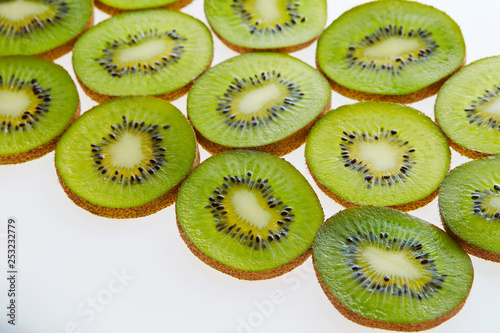 Fresh kiwi fruits 