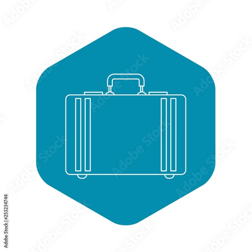 Diplomat icon. Outline illustration of diplomat vector icon for web