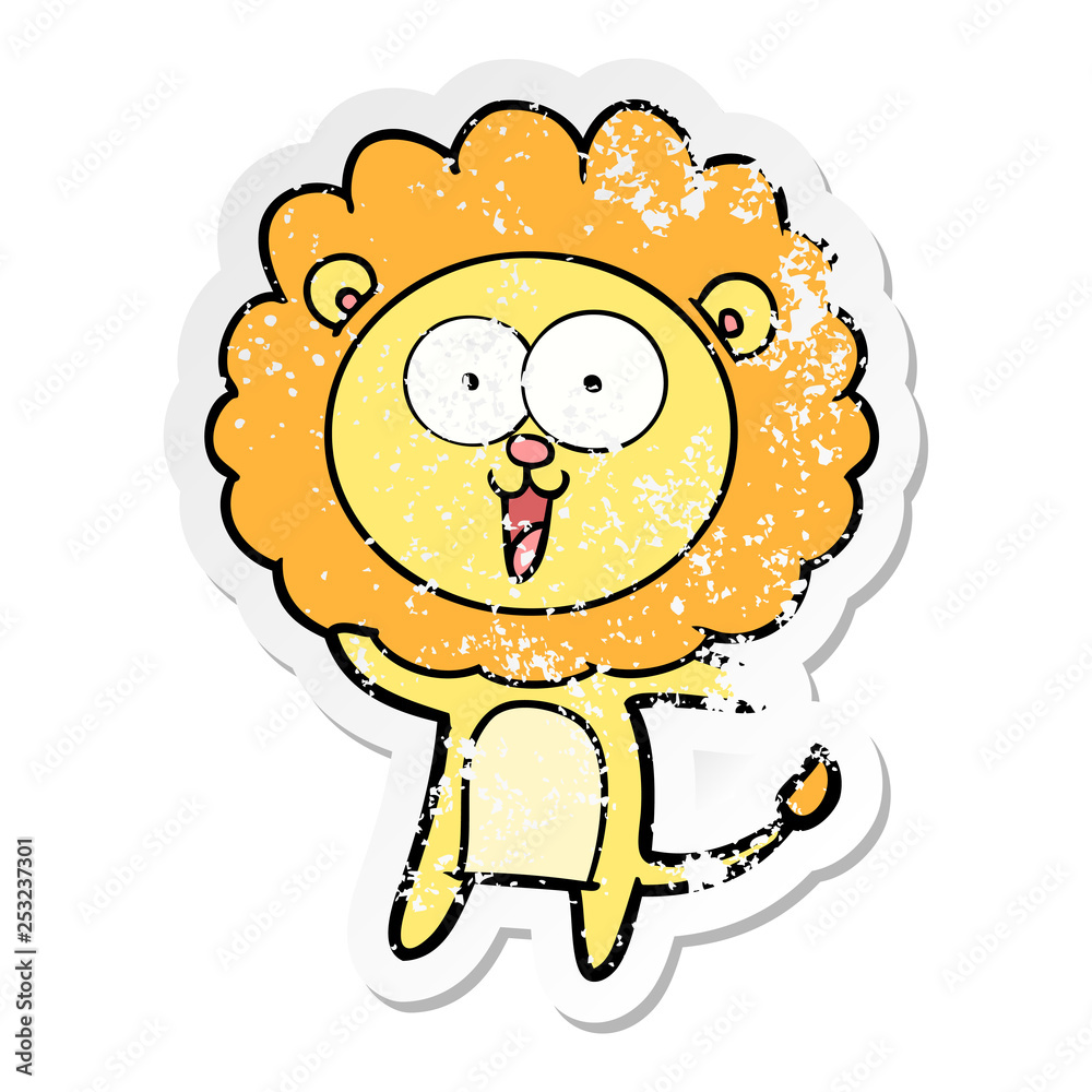 happy washed out effect lion happy washed out effect lion