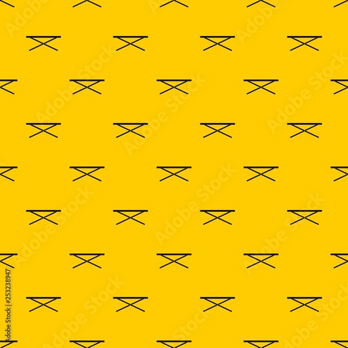Market counter pattern seamless vector repeat geometric yellow for any design