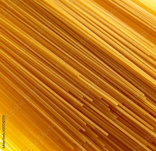 Pasta from dough as an abstract background