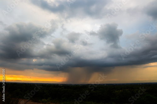 thunder storm sky Rain clouds