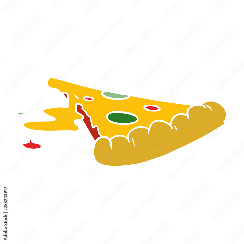 cartoon doodle of a slice of pizza cartoon doodle of a slice of pizza