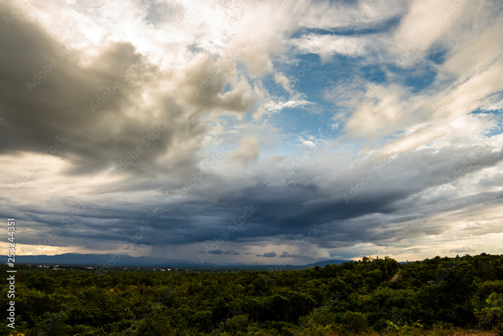 colorful dramatic sky with cloud at sunset. colorful dramatic sky with cloud at sunset.