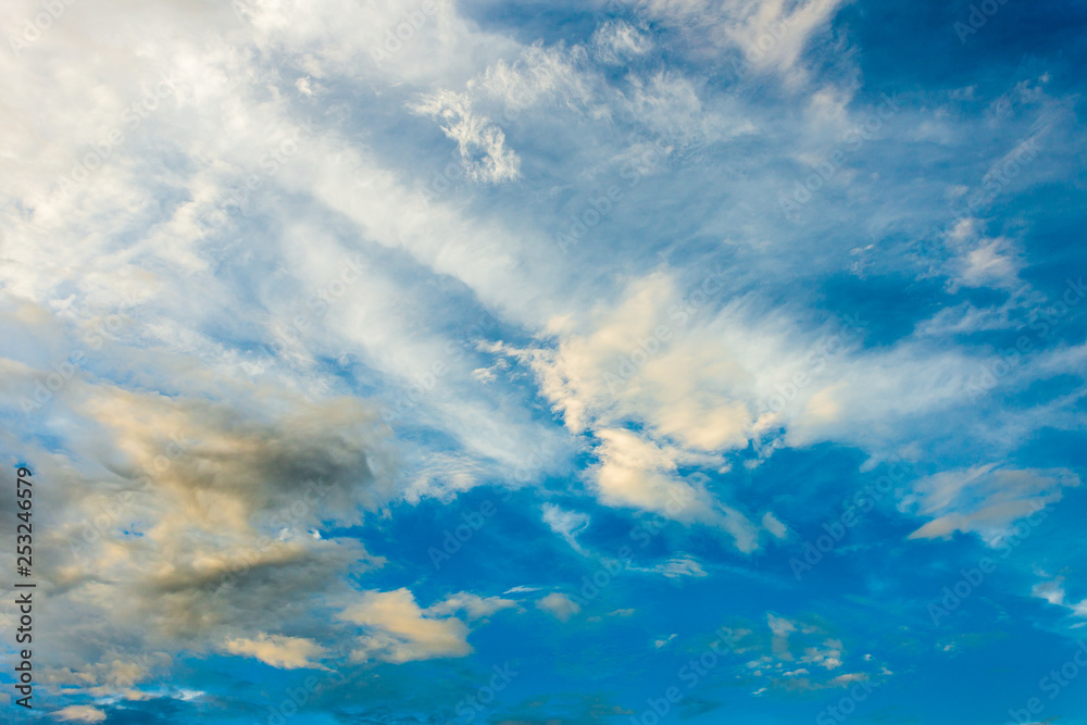 .colorful dramatic sky with cloud at sunset .colorful dramatic sky with cloud at sunset