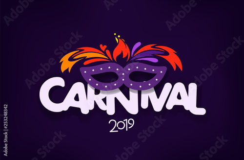 Italian traditional carnival concept. Venice 2019