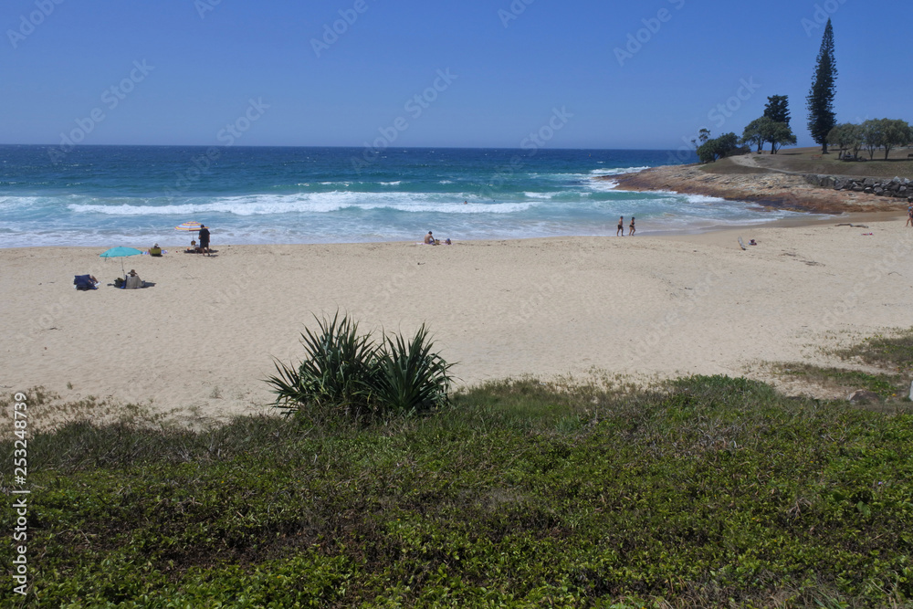 Landscape view of south west rocks beach NSW Australia Landscape view of south west rocks beach NSW Australia