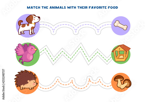 Educational printable games for the development of fine motor skills in kids