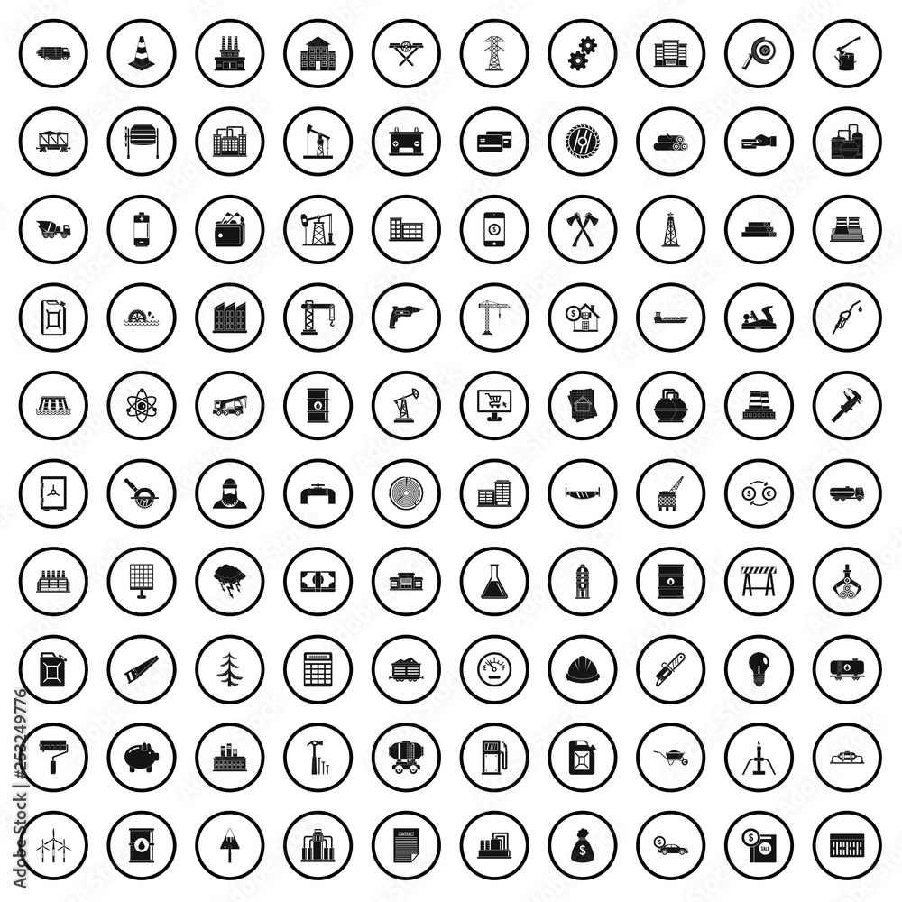 100 plant icons set in simple style for any design vector illustration 100 plant icons set in simple style for any design vector illustration