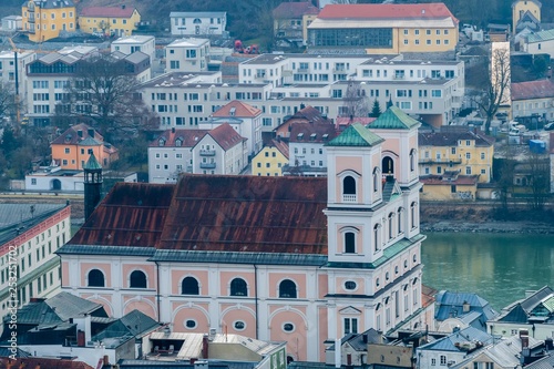 Studienkirche St. Michael Passau von oben photo