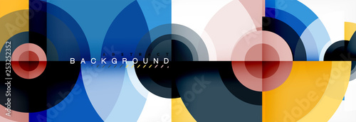 Modern circle background