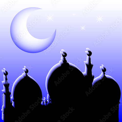 Ramadan Kareem background. Ramadan mubarak Greeting card, invitation for muslim community.