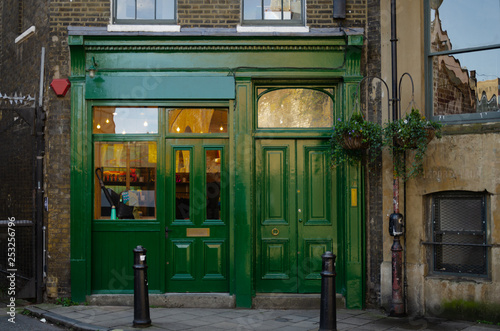 Green shopfront