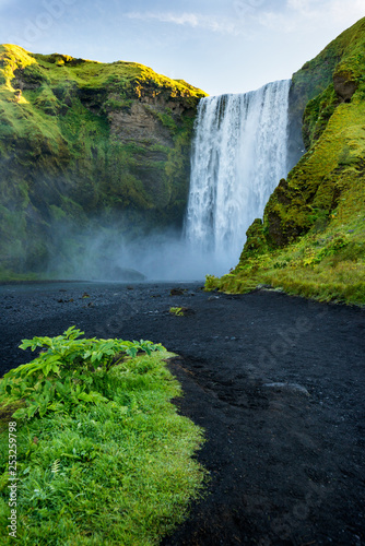Fototapeta Naklejka Na Ścianę i Meble -  Skogafoss waterfall, Iceland landmark