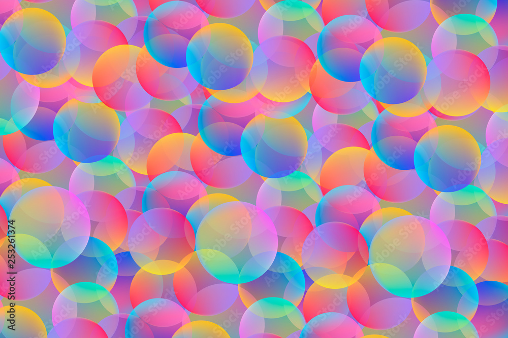 Colorful geometric gradient background. Abstract texture with circles Colorful geometric gradient background. Abstract texture with circles