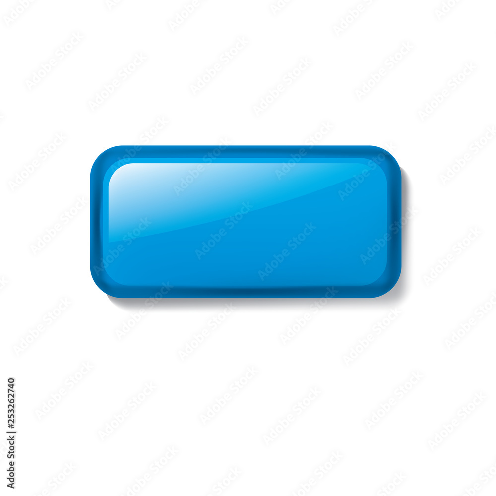 blue sticker on white background. Vector illustration blue sticker on white background. Vector illustration