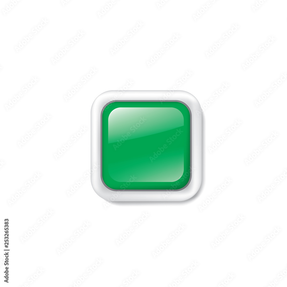 green sticker on white background. Vector illustration green sticker on white background. Vector illustration