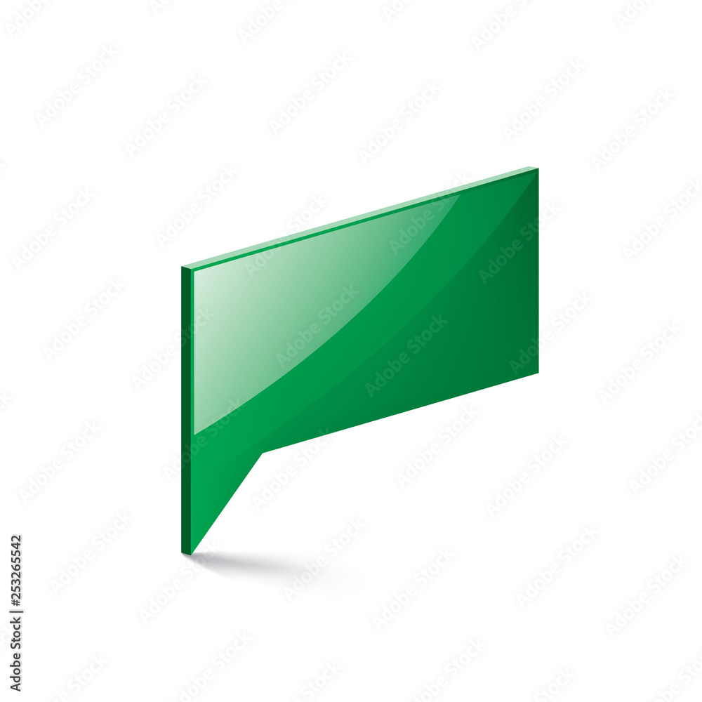 green sticker on white background. Vector illustration green sticker on white background. Vector illustration