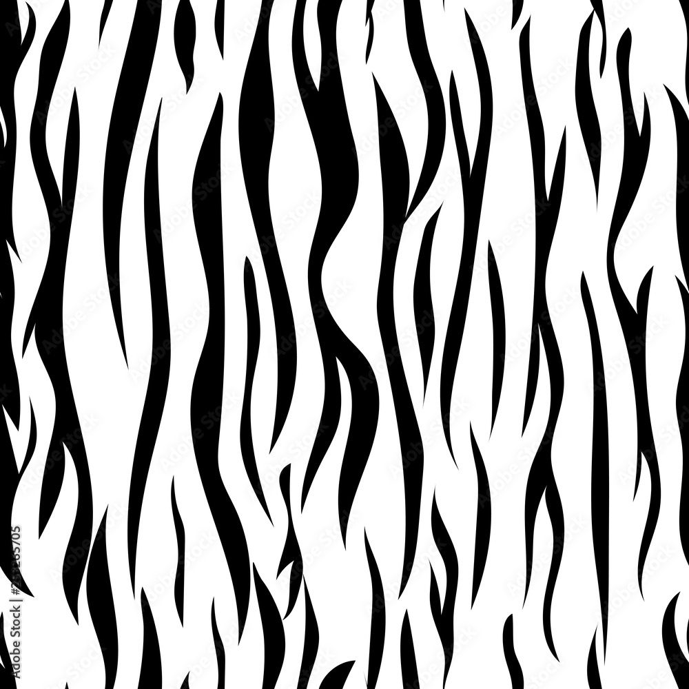 Seamless pattern of black stripes